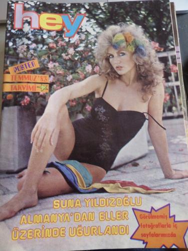 Hey Dergisi 1983 / 34 Kapak Suna Yıldızoğlu ( Postersiz )