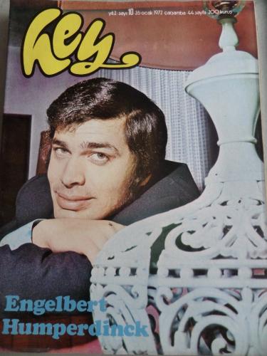 Hey Dergisi 1972 / 10 Kapak Engelbert Humperdinck