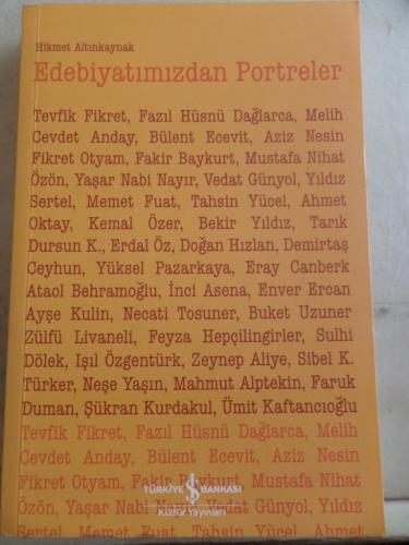 Edebiyatımızdan Portreler Hikmet Altınkaynak