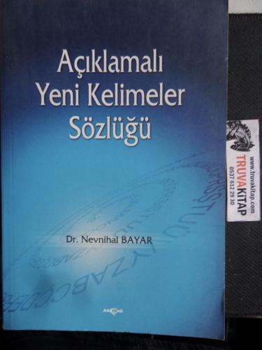 Açıklamalı Yeni Kelimeler Sözlüğü