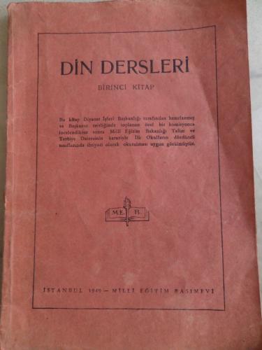 Din Dersleri Birinci Kitap