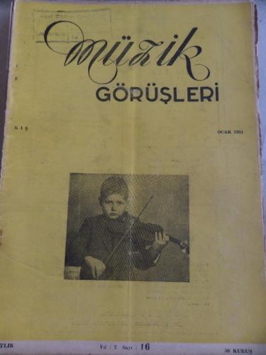 Müzik Görüşleri 1950 / 16