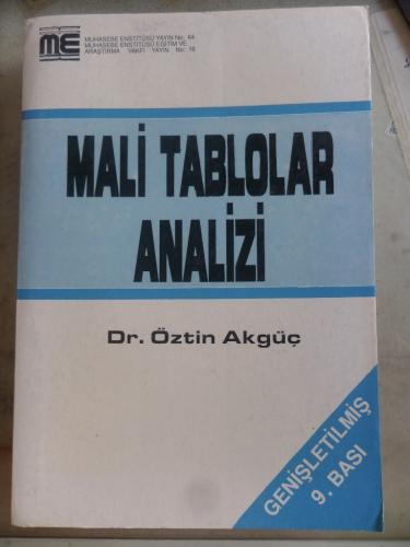 Mali Tablolar Analizi Öztin Akgüç