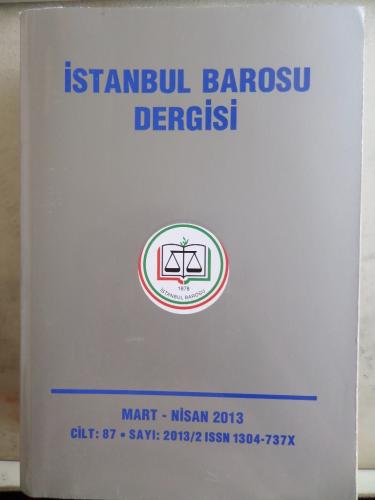 İstanbul Barosu Dergisi 2013 / 2