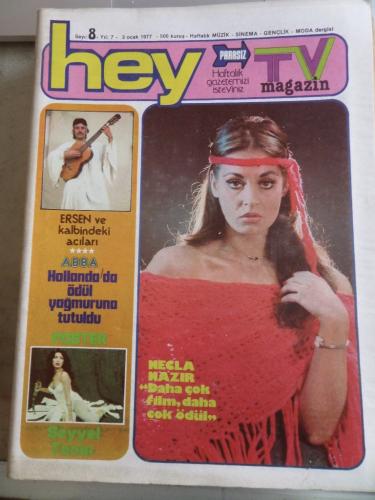 Hey Dergisi 1977 / 8 Kapak Ersen ve Kalbindeki Acıları - Poster Seyyal