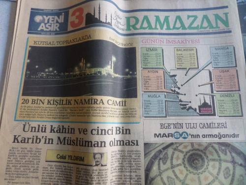 Çağdaş Gazete Yeni Asır 16 Haziran 1984 Ramazan Eki