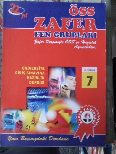 ÖSS Zafer Fen Grupları Üniversite Giriş Sınavına Hazırlık Dergisi Sayı