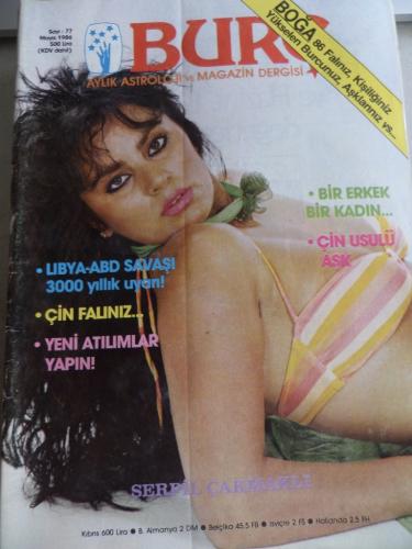 Burç Aylık Astroloji ve Magazin Dergisi 1986 / 77 - Serpil Çakmaklı
