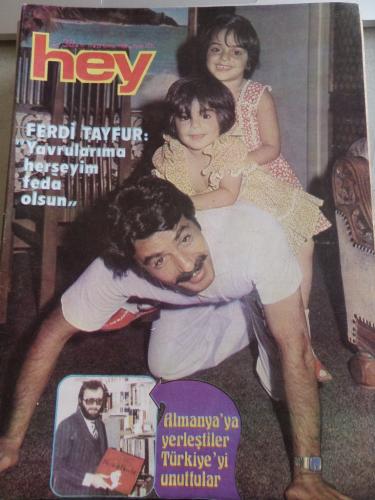 Hey Dergisi 1980 / 38 Kapak Ferdi Tayfur