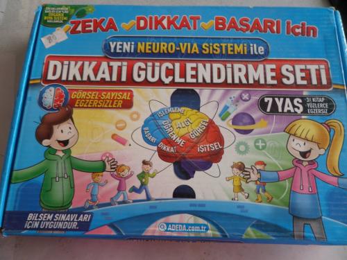7 Yaş Dikkati Güçlendirme Seti / 3 Kitap ( Kutulu )