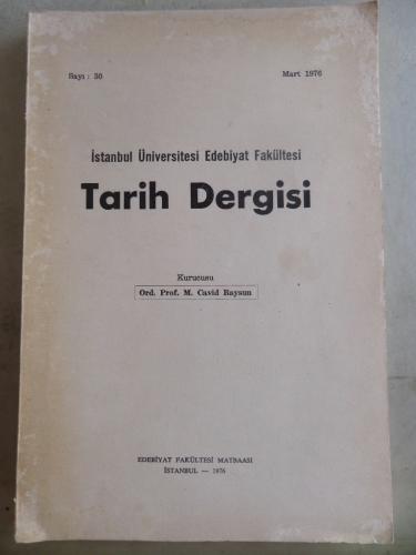 Tarih Dergisi 1976 / 30 M. Cavid Baysun