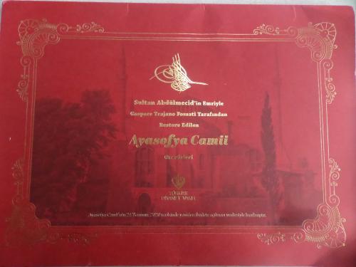 Ayasofya Camii Gravürleri (24 Adet Garvür-Poster)