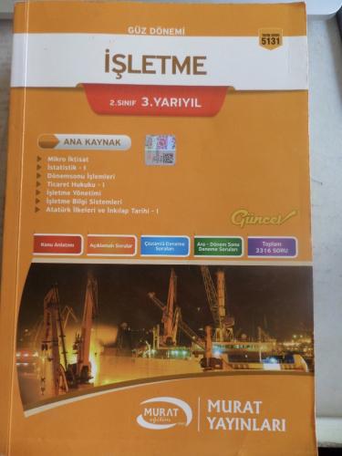 2. Sınıf İşletme 3. Yarıyıl Güz Dönemi