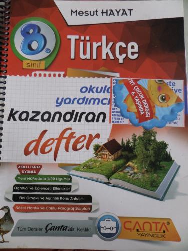 8. Sınıf Türkçe Okula Yardımcı Kazandıran Defter Mesut Hayat