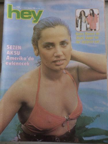 Hey Dergisi 1980 / 39 Kapak Sezen Aksu