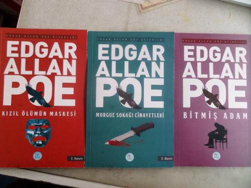 Edgar Allan Poe Kitapları / 3 Adet Edgar Allan Poe
