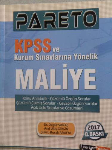 KPSS ve Kurum Sınavlarına Yönelik Maliye
