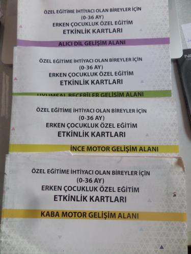 Özel Eğitime İhtiyacı Olan Bireyler İçin ( 0-36 Ay ) Erken Çocukluk Özel Eğitim Etkinlik Kartları / 4 Adet
