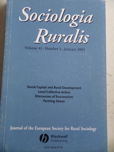 Sociologia Ruralis 2003 / 43-1
