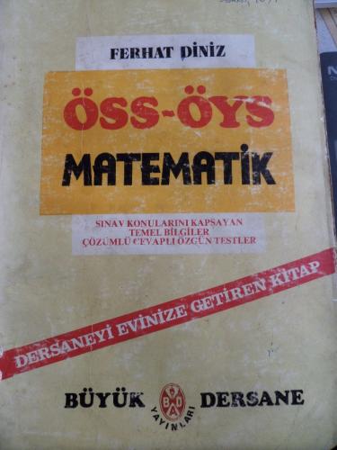 ÖSS - ÖYS Matematik Ferhat Diniz