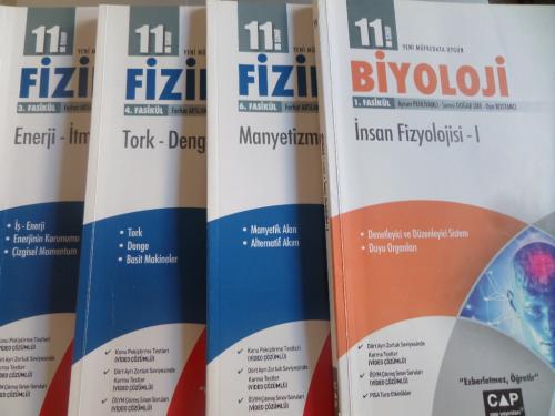11. Sınıf Fizik ve Biyoloji Kitapları / 4 Adet