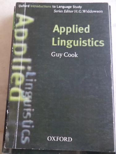 Applied Linguistics* Guy Cook