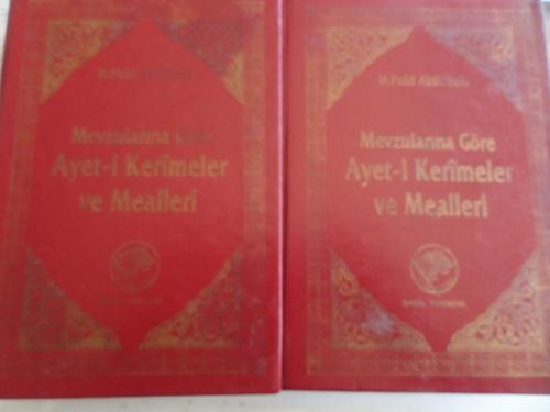 Mevzularına Göre Ayet-i Kerimeler ve Mealleri 2 Cilt Takım Muhammed Fu