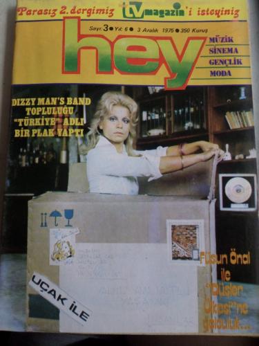 Hey Dergisi 1975 / 3 Kapak Füsun Önal İle Düşler Ülkesi'ne Yolculuk - 