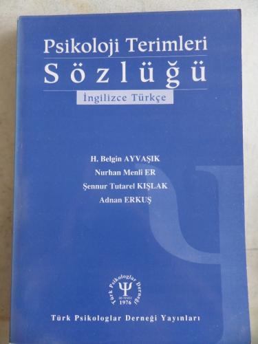Psikoloji Terimleri Sözlüğü H. Belgin Ayvaşık