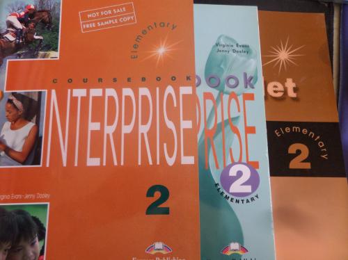 Enterprise 2 Coursebook + Workbook + Test Booklet Virginia Evans