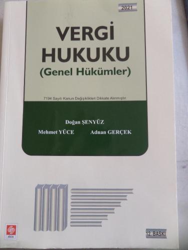 Vergi Hukuku Doğan Şenyüz