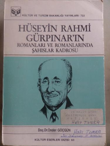 Hüseyin Rahmi Gürpınar'ın Romanları ve Romanlarında Şahıslar Kadrosu