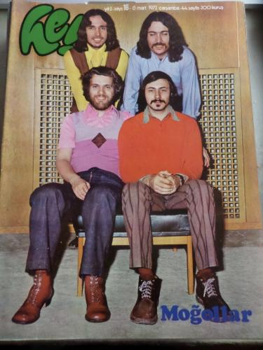 Hey Dergisi 1972 / 16 Moğollar