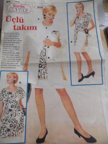 Burda Couture Üçlü Takım 3774