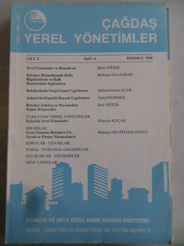 Çağdaş Yerel Yönetimler 1996 / 4