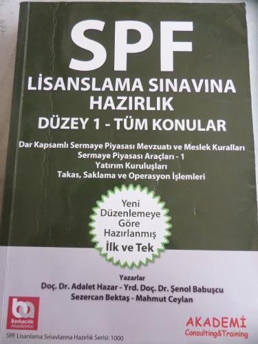 SPF Lisanslama Sınavına Hazırlık Düzey 1 Tüm Konular Adalet Hazar
