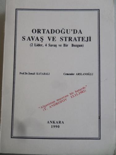Ortadoğu'da Savaş ve Strateji