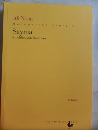 Matematiğe Giriş 3 - Sayma Kombinasyon Hesapları Ali Nesin