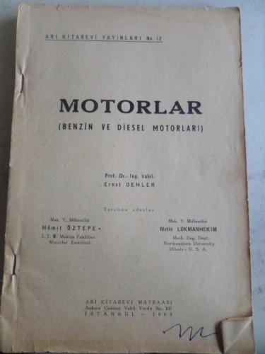 Motorlar ( Benzin ve Diesel Motorları ) Ernst Oehler