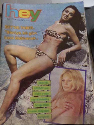 Hey Dergisi 1983 / 35 Kapak Seyyal Taner ( Postersiz )
