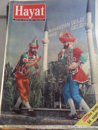 Hayat Dergisi 1973 / Sayı 40 - 27 Eylül