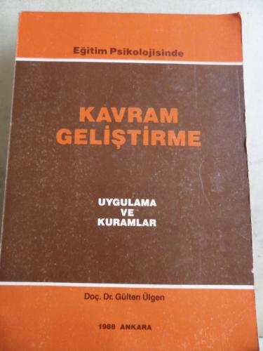 Eğitim Psikolojisinde Kavram Geliştirme Uygulama ve Kuramlar