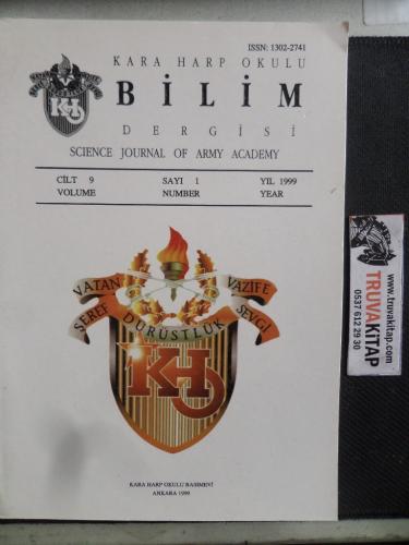 Kara Harp Okulu Bilim Dergisi 1999 / 1