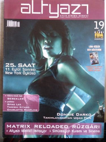 Altyazı Aylık Sinema Dergisi 2003 / 19