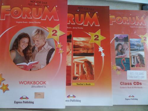 Forum 2 Teacher's Book + Workbook + 5CD Virginia Evans