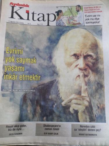 Aydınlık Gazetesi Kitap Eki 11 Ağustos 2017 Sayı 272 - Evrimi Yok Saym