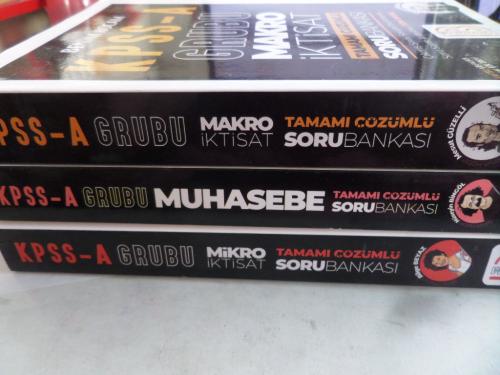 KPSS A Grubu Tamamı Çözümlü Soru Bankası / 3 Adet