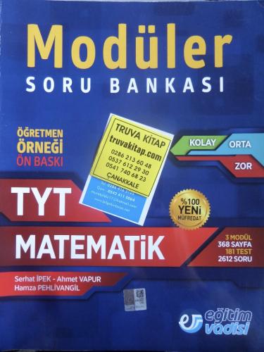 TYT Matematik Modüler Soru Bankası / 3 Modül Serhat İpek