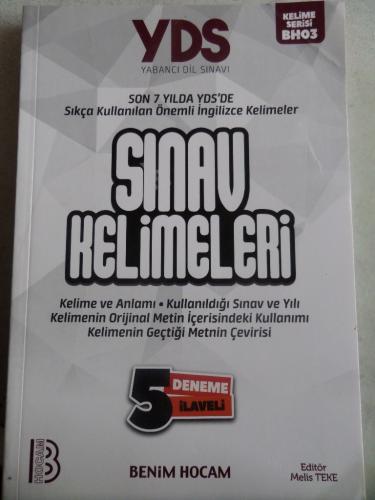 YDS Sınav Kelimeleri