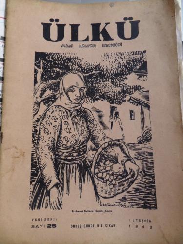 Ülkü Milli Kültür Dergisi 1942 / 25